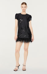 Floral Sequin Marullo Dress