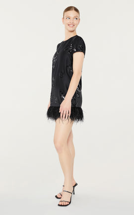Floral Sequin Marullo Dress