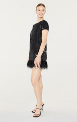 Floral Sequin Marullo Dress