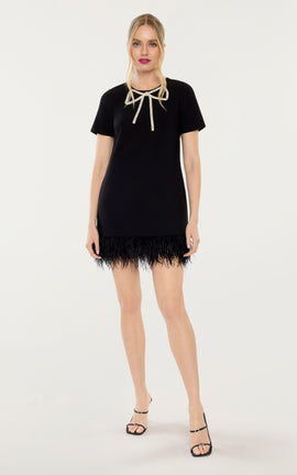 Jewel Bow Marullo Dress