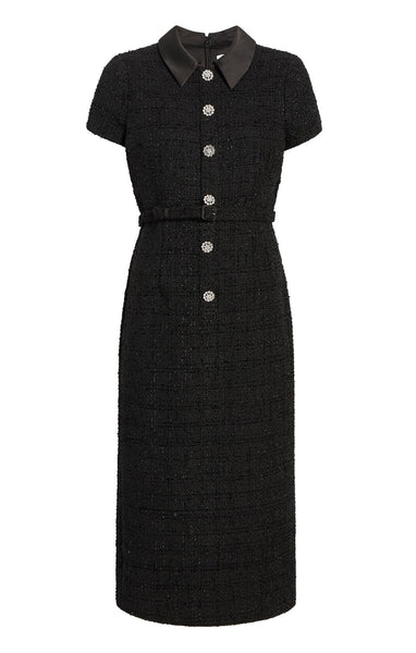 bardot dress black and white Club Dress in LightSpeed Polka Dot main image 1