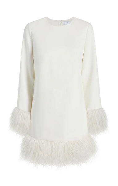 LIKELY Long Sleeve Marullo Dress | White | Size 8