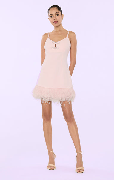 Rose Frantz ♥ Studded Unbalance Mini Dress/追跡付 MARIANY_DRESS_YD2065001LYB_ROS