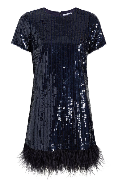 likely sequin dress LIKELY Sequin Marullo Dress | Blue | Size 2
