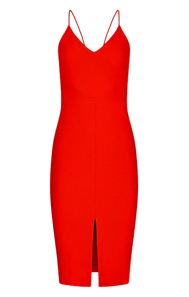 Brooklyn Dress in Scarlet