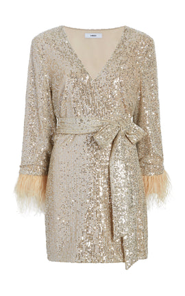 Feather Lange Dress