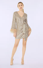 Feather Lange Dress