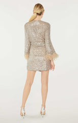 Feather Lange Dress