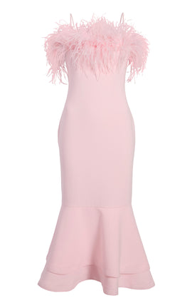 Feather Midi Aurora Dress