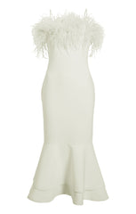 Feather Midi Aurora Dress