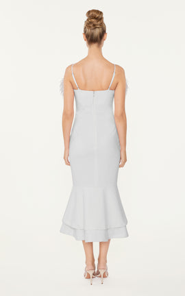 Feather Midi Aurora Dress