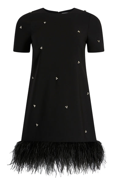 Lulu-B Ruffle Trim Dress- Black • McClutchey's Store, Since 1934. •