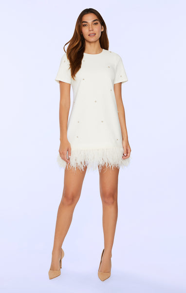 Jeweled Marullo Dress 0 / White