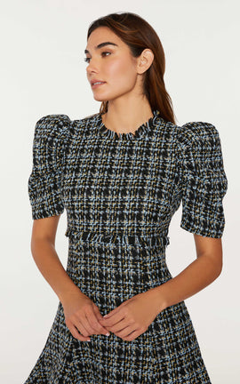 Multi Tweed Alia Dress