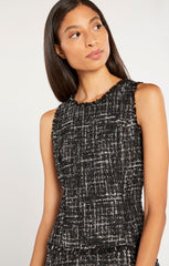 Multi Tweed Jewel Dress