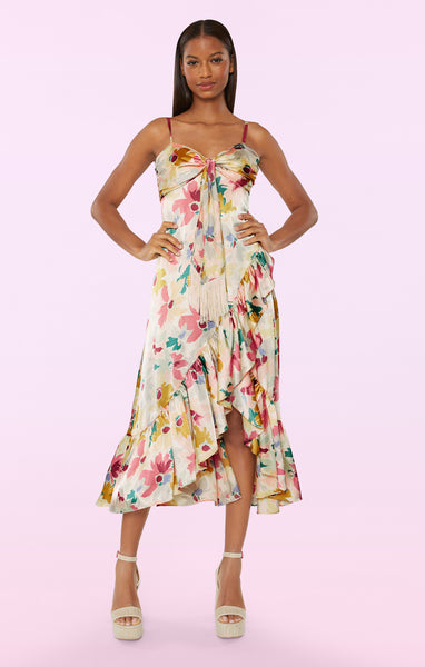 calista maxi dress Likely Calista Midi Dress, 0 / White