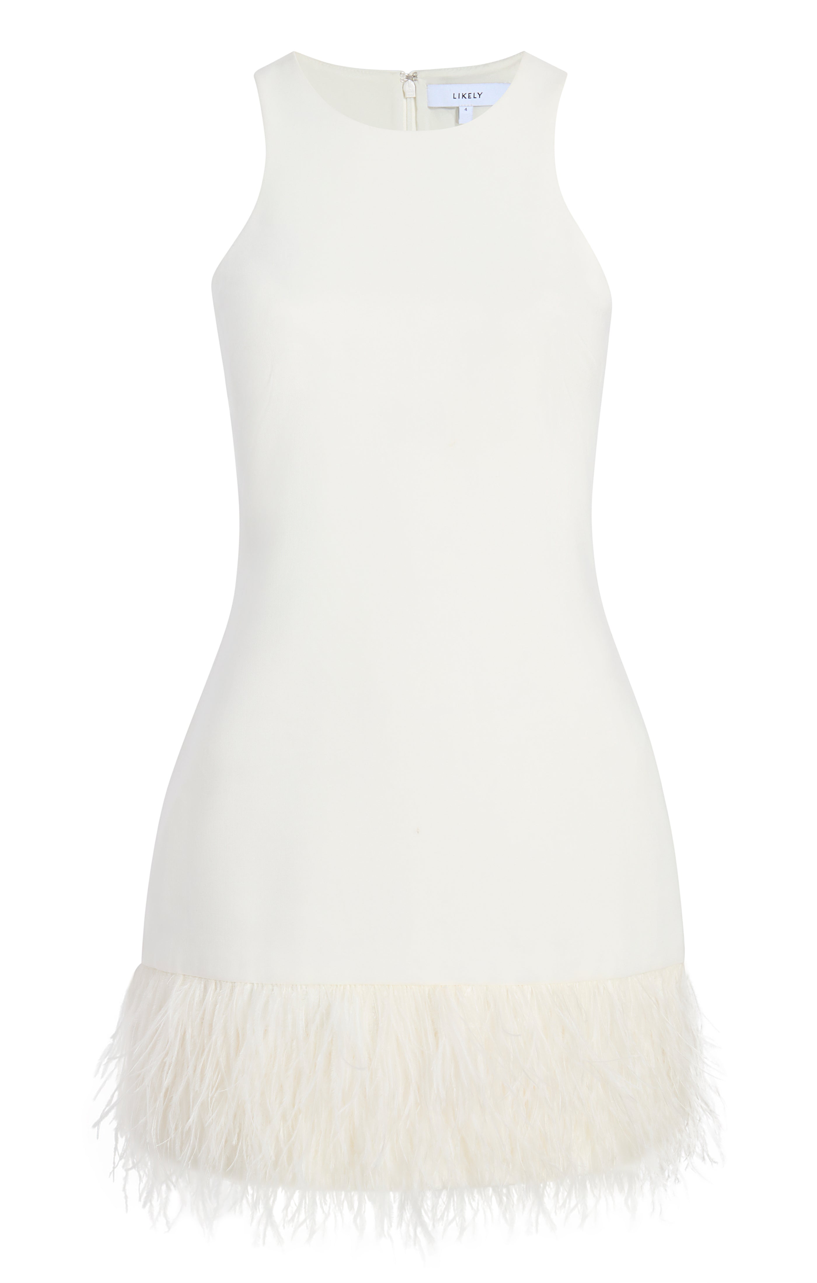 white cami dress LIKELY Cami Dress in White