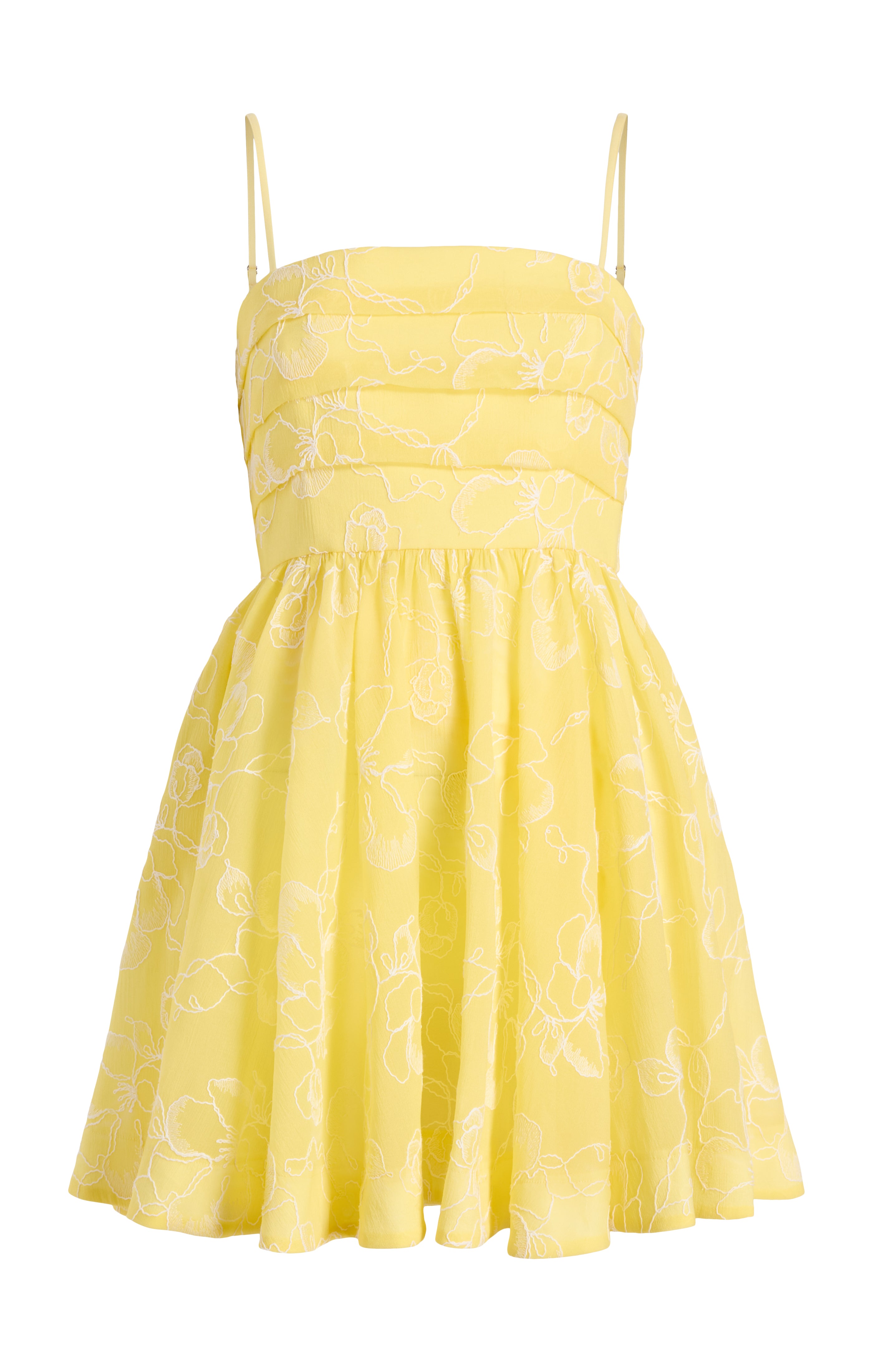 Likely Women's Kia Floral Fit & Flare Dress - Yellow - Mini Dresses Likely Women's Kia Floral Fit & Flare Dress - Yellow - Mini Dresses