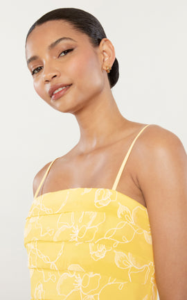 Midi Flare Dress with Blazer