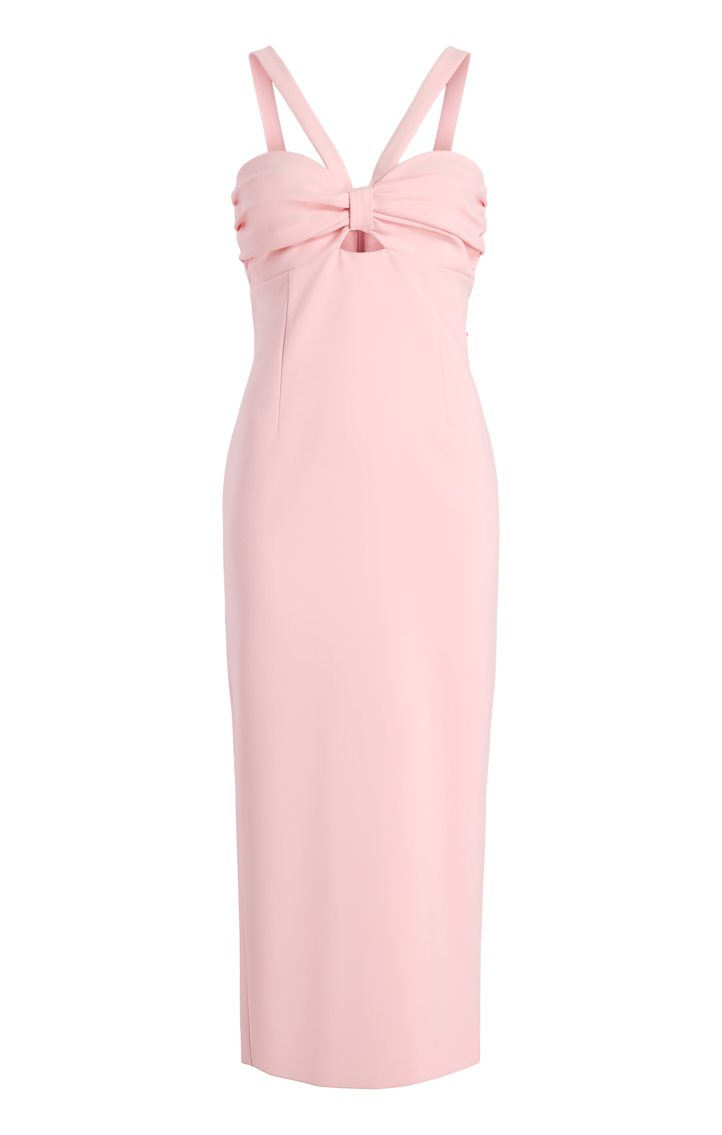 topshop bow twist midi dress TOPSHOP Polka Dot Bow Twist Midi Dress Black& White