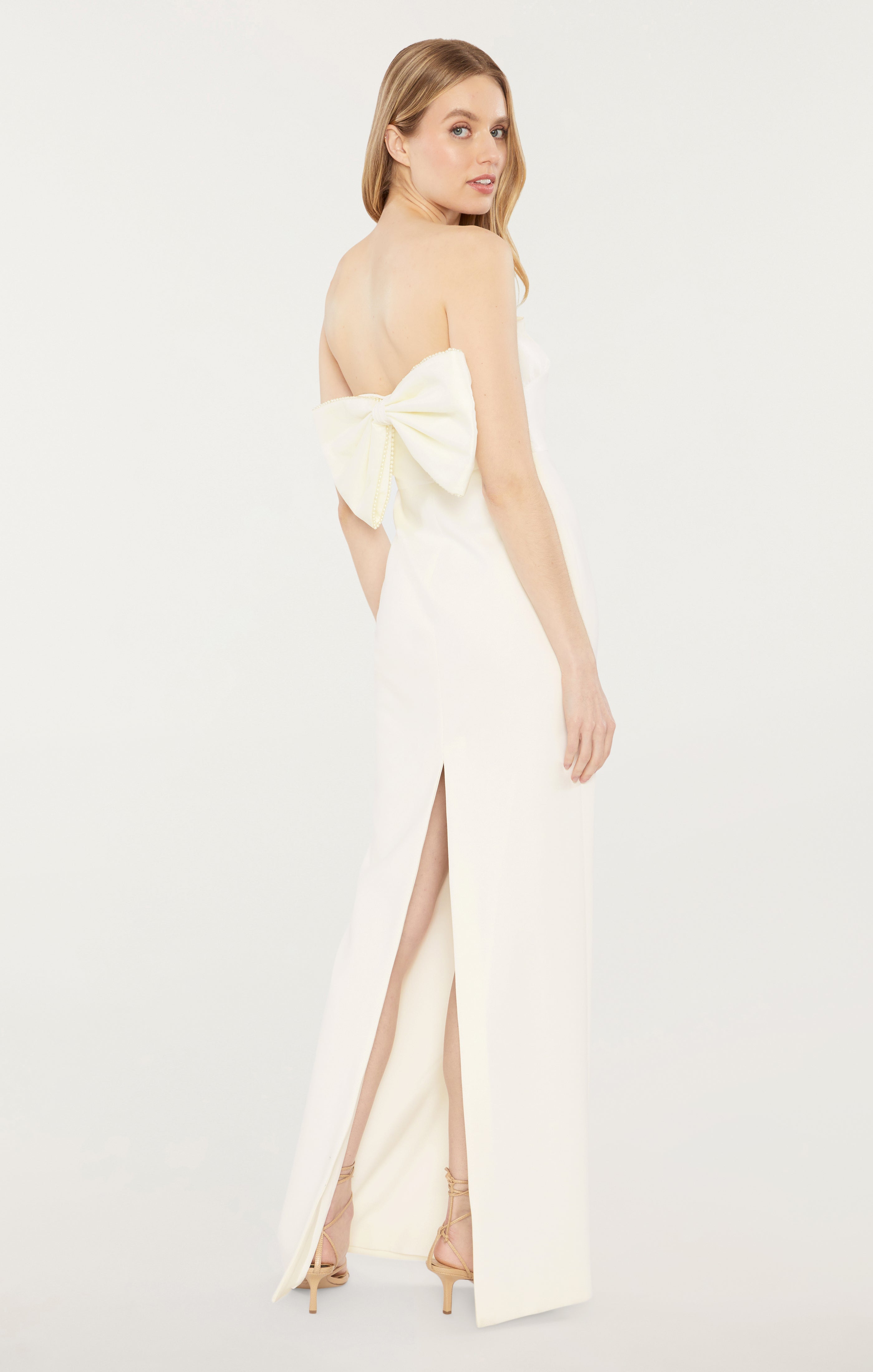 Likely Women's Helen Strapless Gown - White - Gowns Likely Women's Helen Strapless Gown - White - Gowns