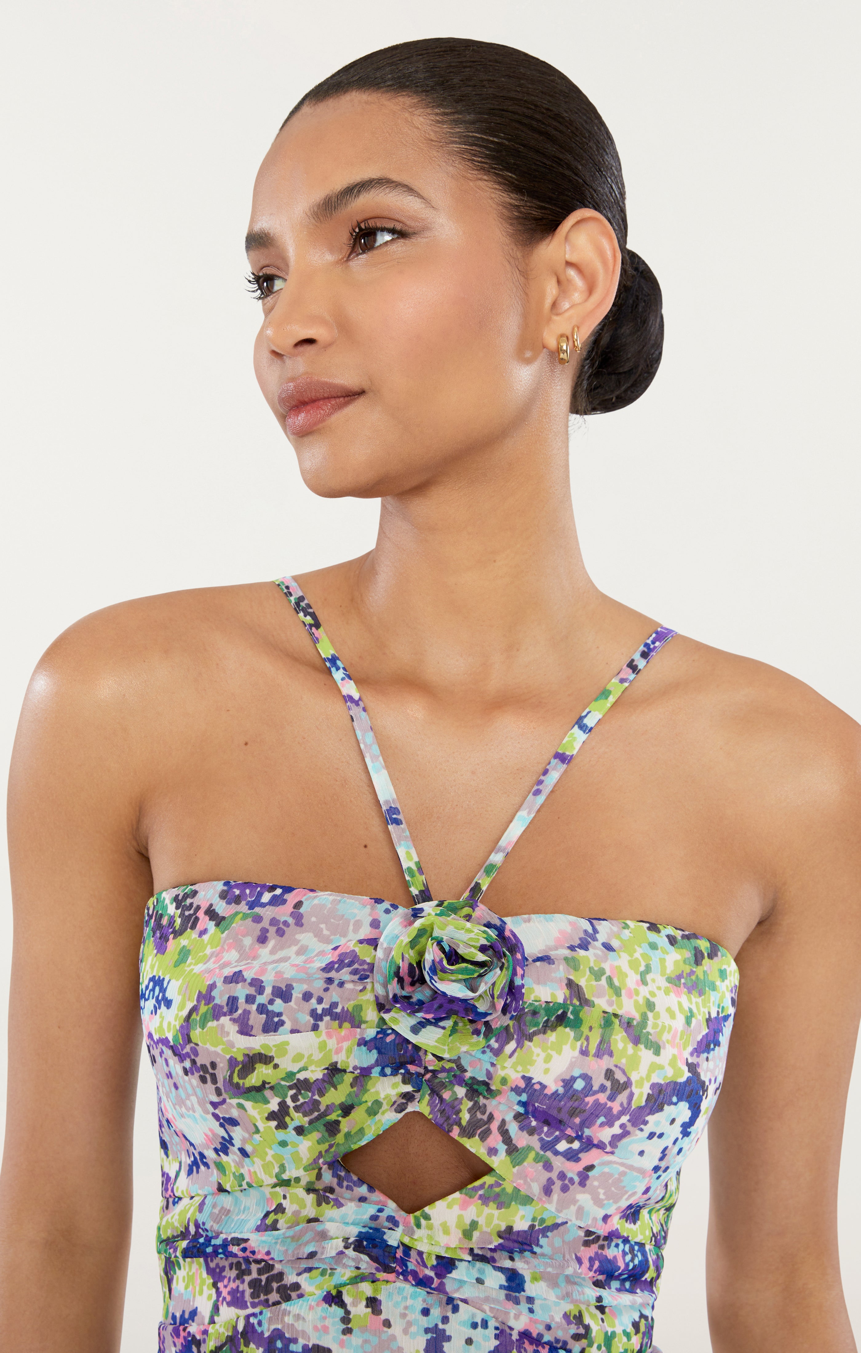 Gorman Dress 14 / Deep Blue/Lavender Multi Gorman Dress 14 / Deep Blue/Lavender Multi