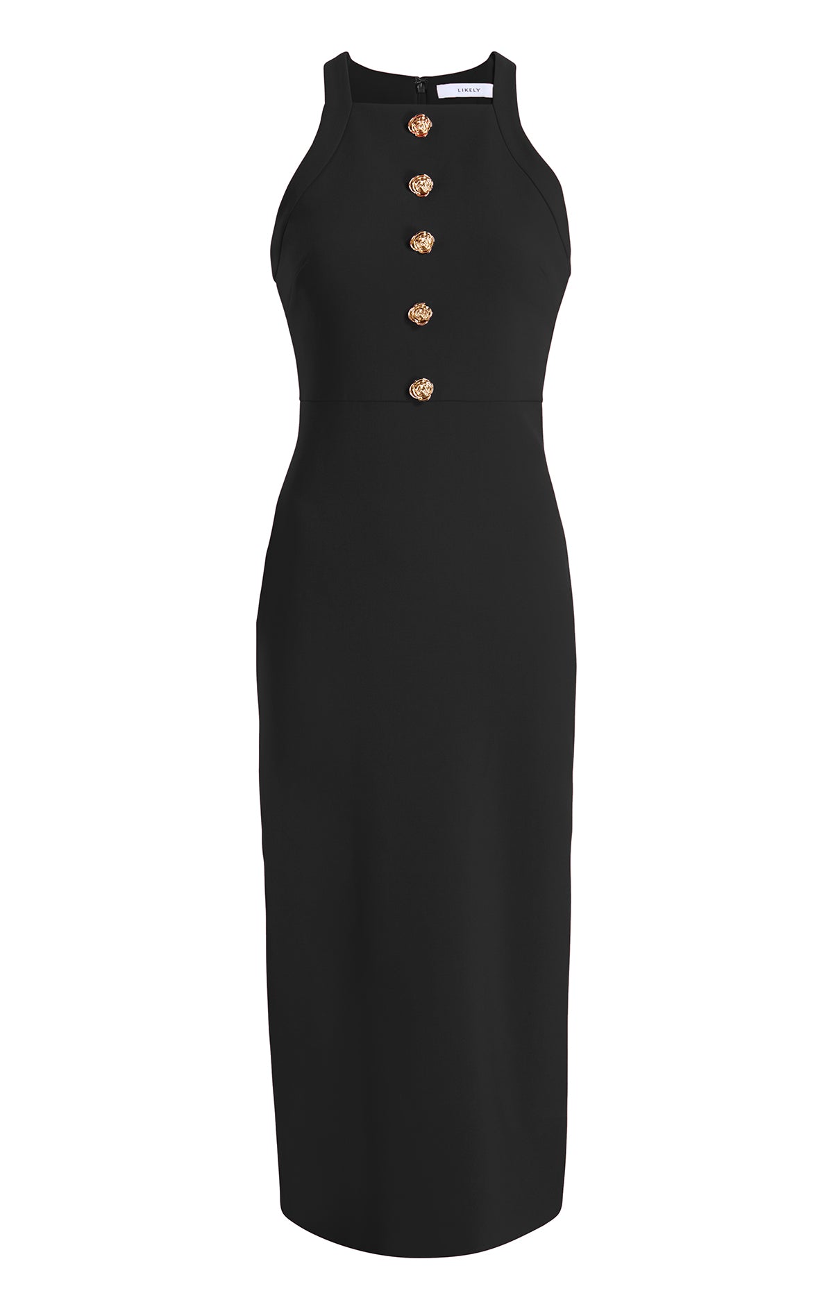 Likely Women's Willie Adorned Midi-Dress - Black