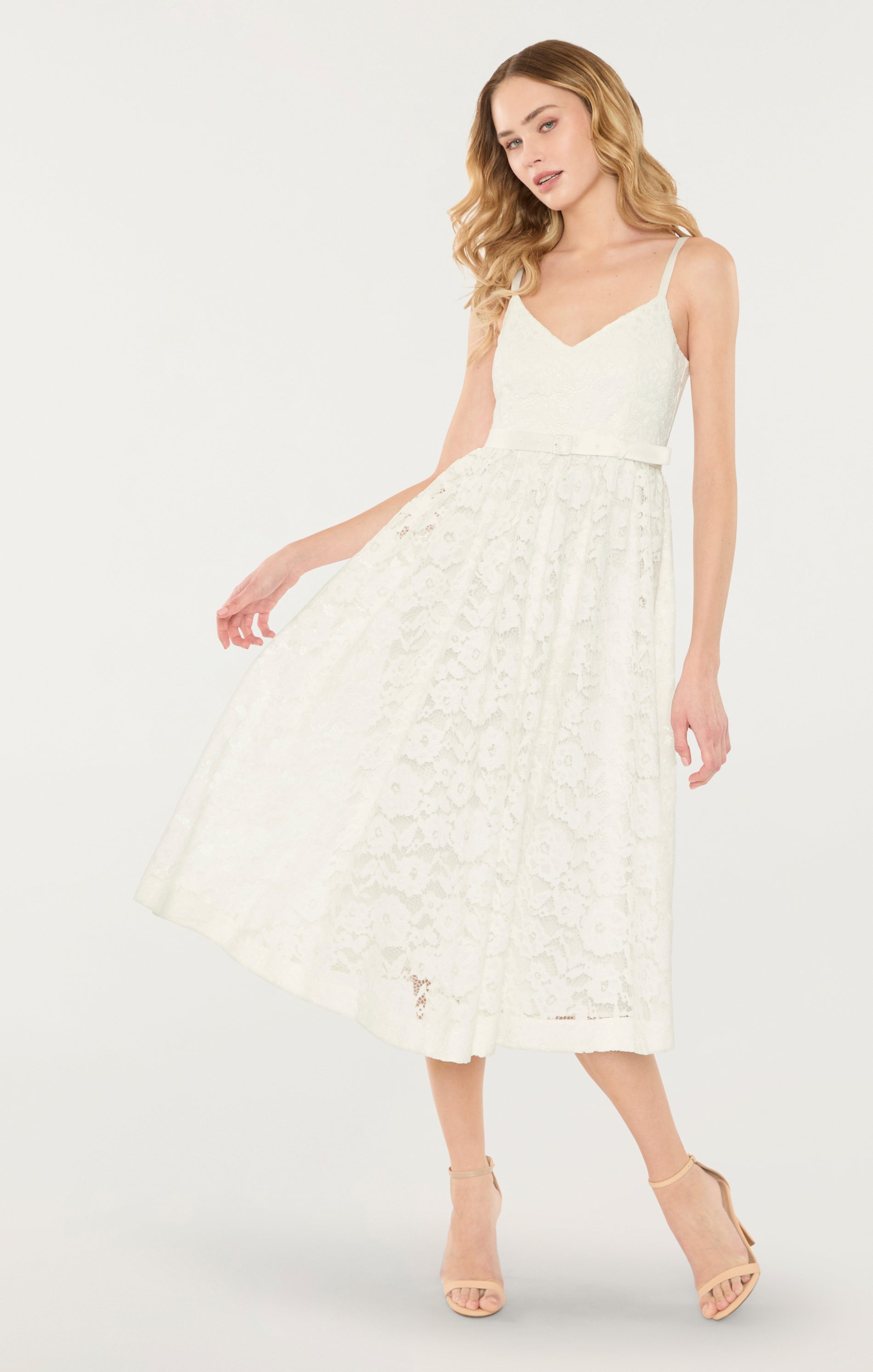 likely white dress Amica in covered so you never have to worry about what youll wear to your next RSVP Capri Dress