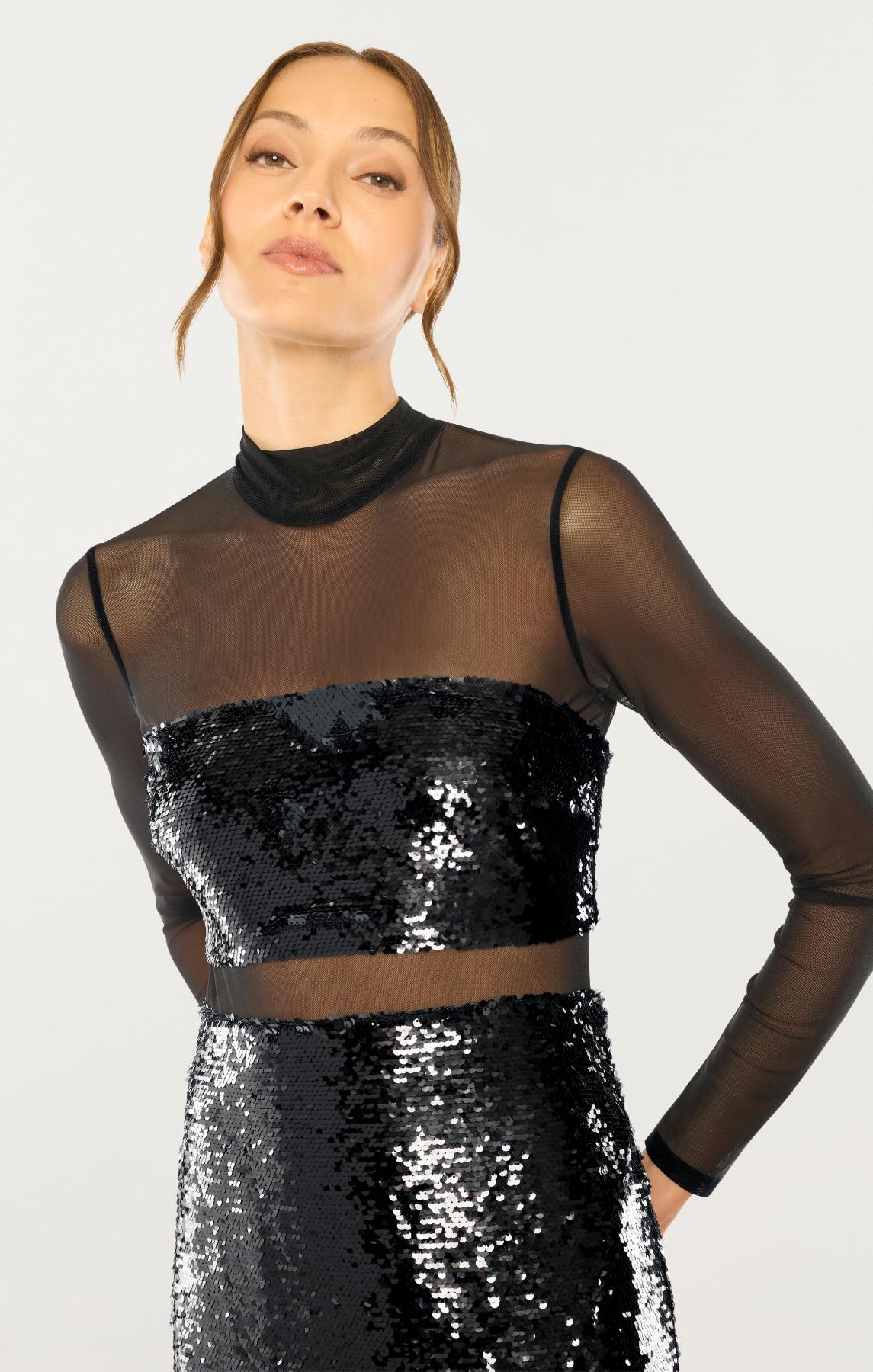 andi sequin tee dress Andi Sequined Tee Dress