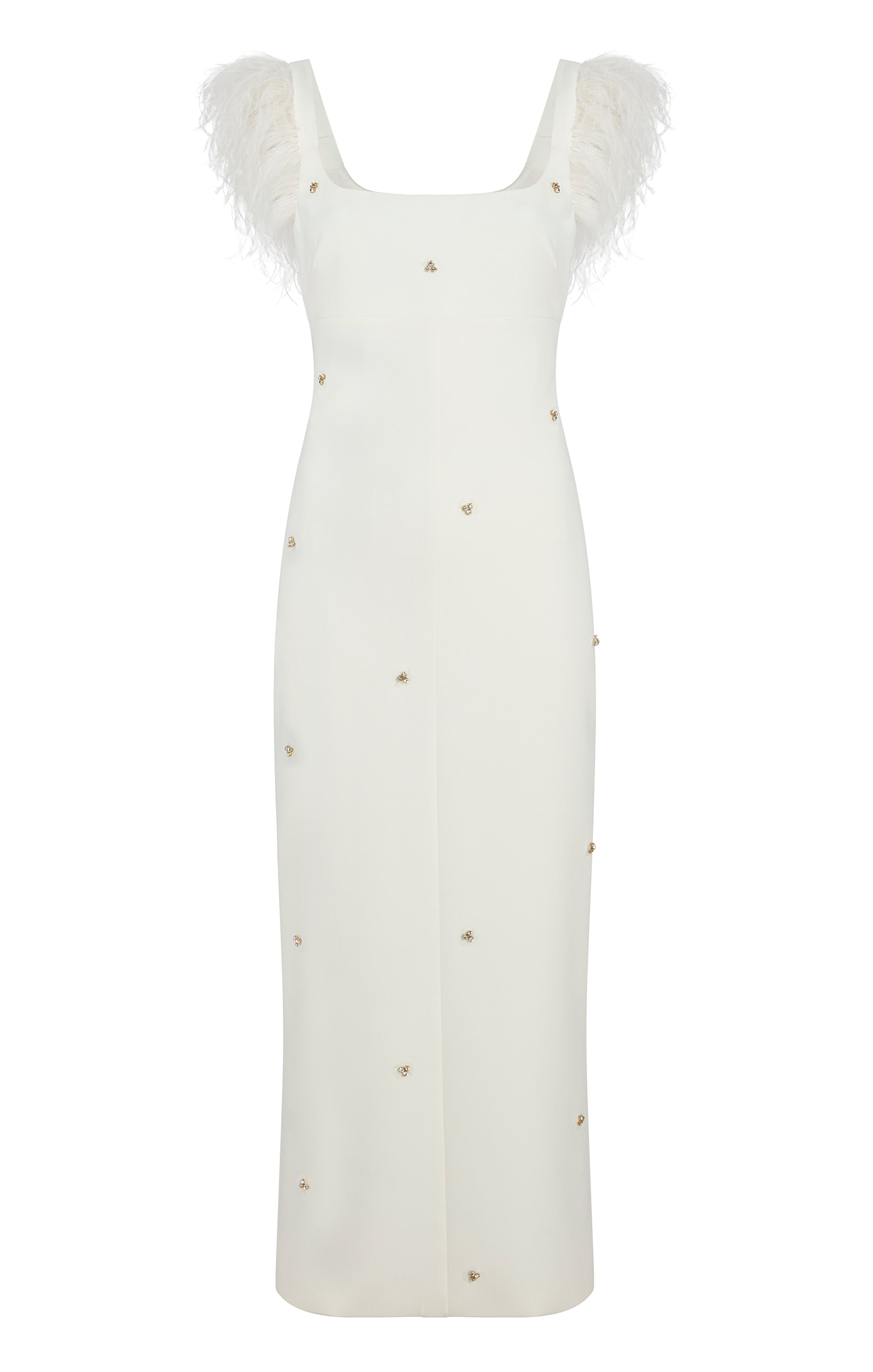 Likely Cameron Midi Dress in White - Size 8 Likely Cameron Midi Dress in White - Size 8