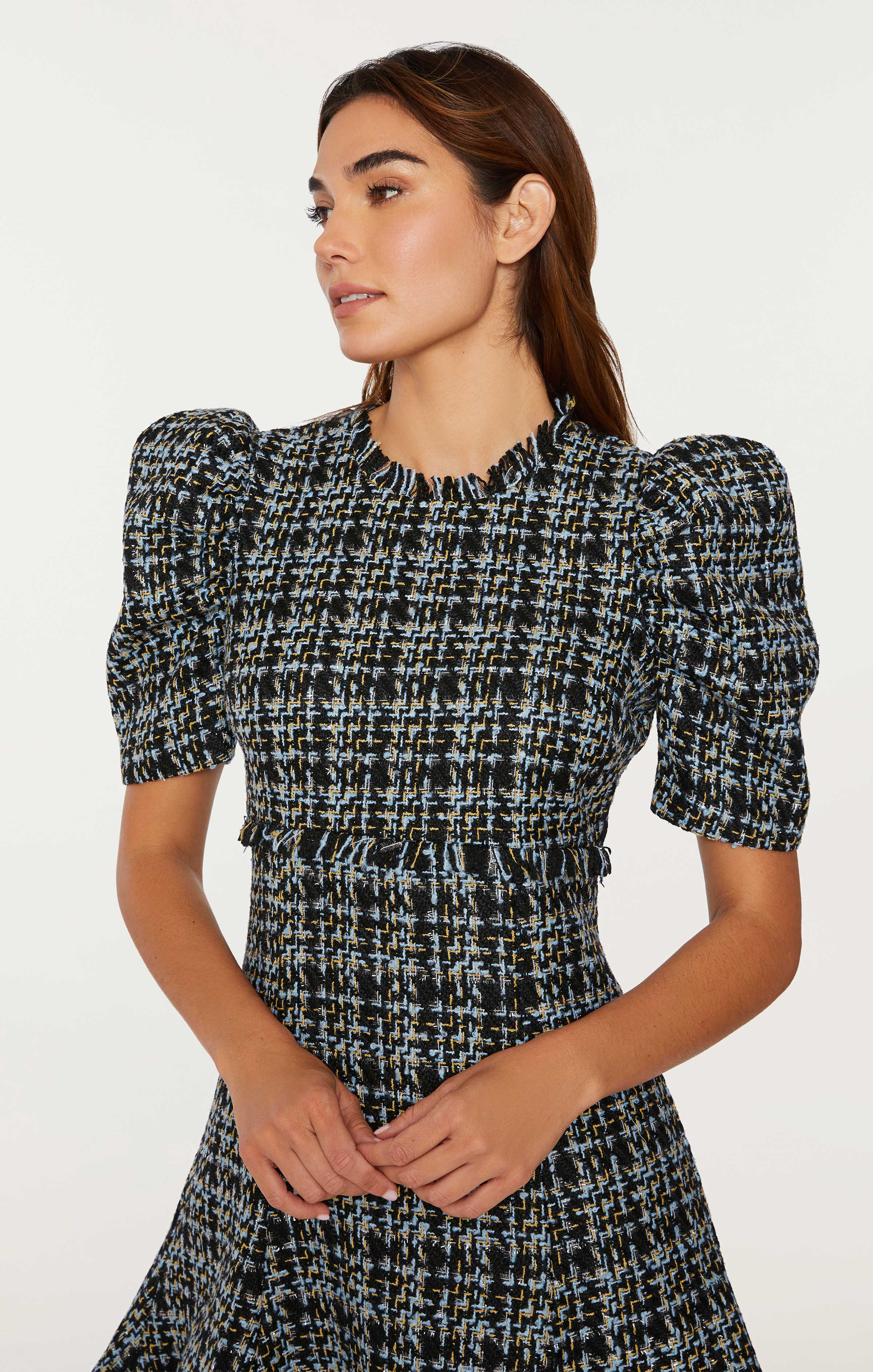 reformation aliana tweed mini dress NWT Reformation Aliana Tweed Mini Dress
