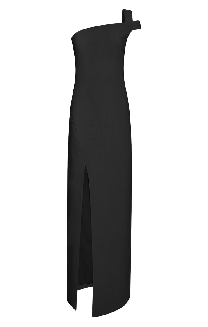 likely long dresses Blue Cutout Gown by LIKELY