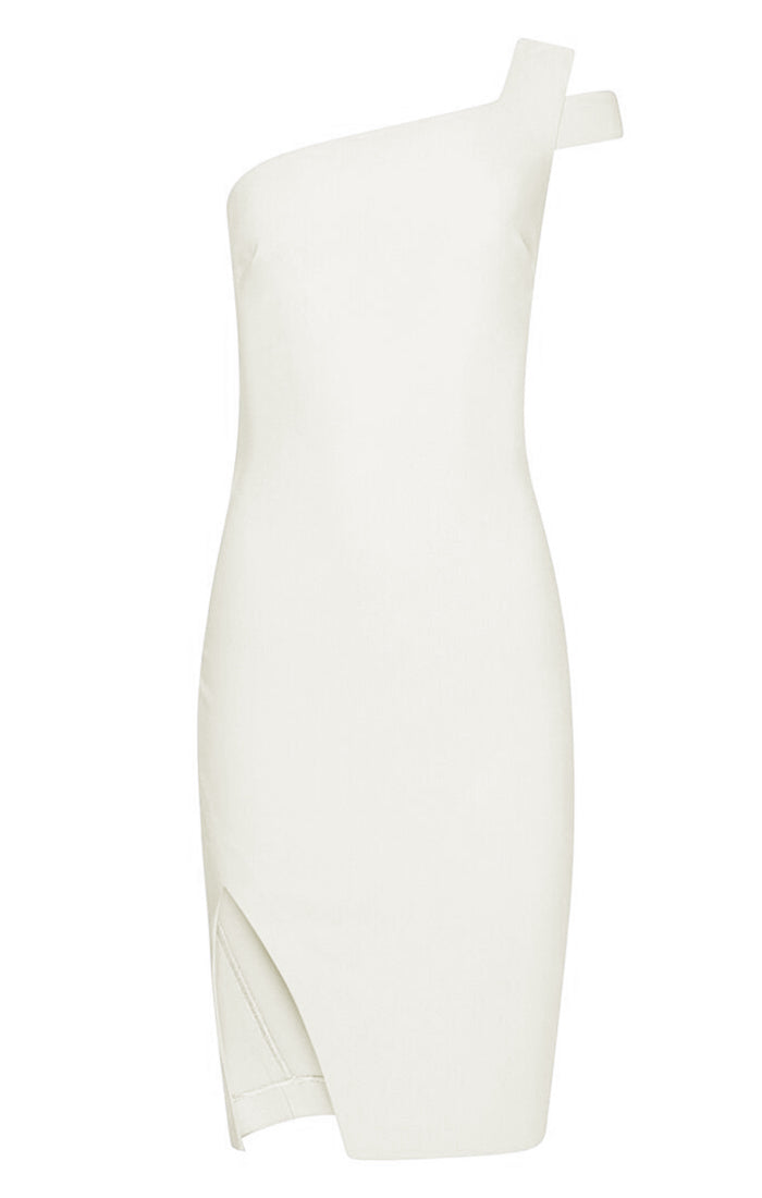 likely packard one shoulder dress Orange Packard Dress by LIKELY