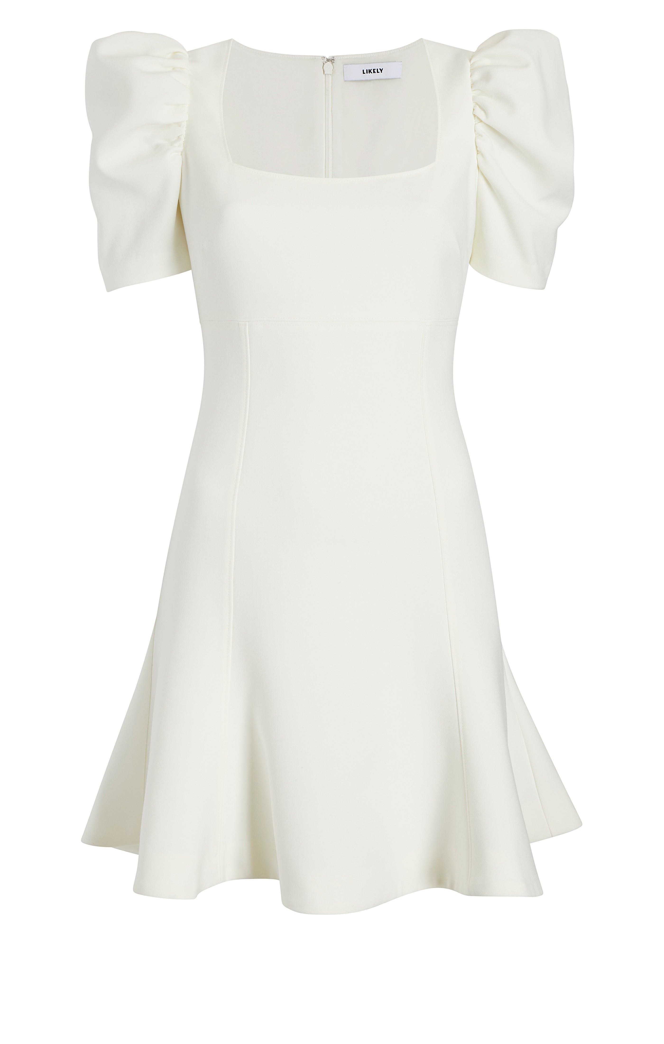 alia puff sleeve skater dress Alia Puff Sleeve Skater Dress (Women)